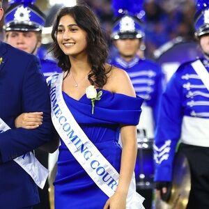 Royal blue Jovani dress style# 23554. Size 2